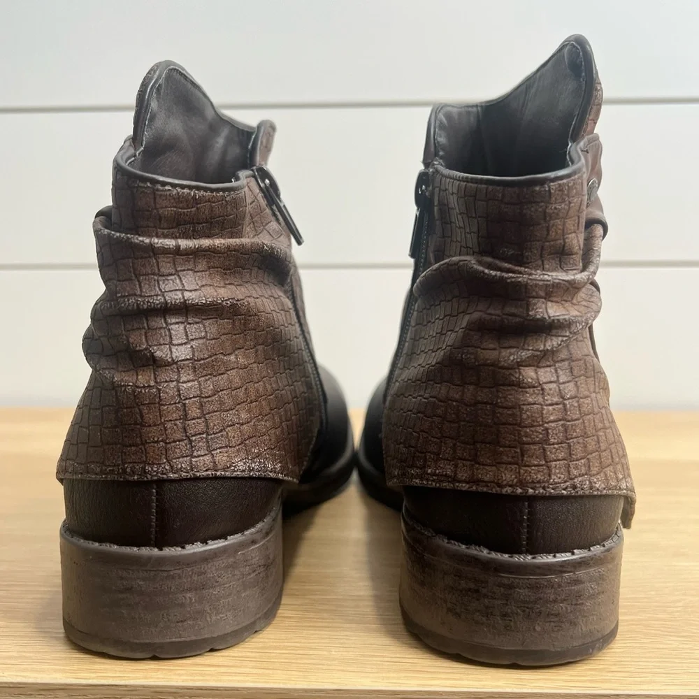 Spring Step‎ Patrizia Women’s Ambroise Chocolate Brown Casual Booties. Size 39.